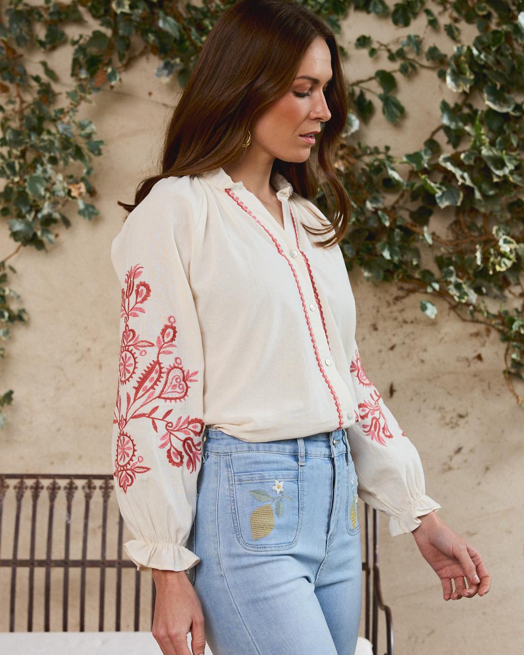 Martina Embroidered Shirt
