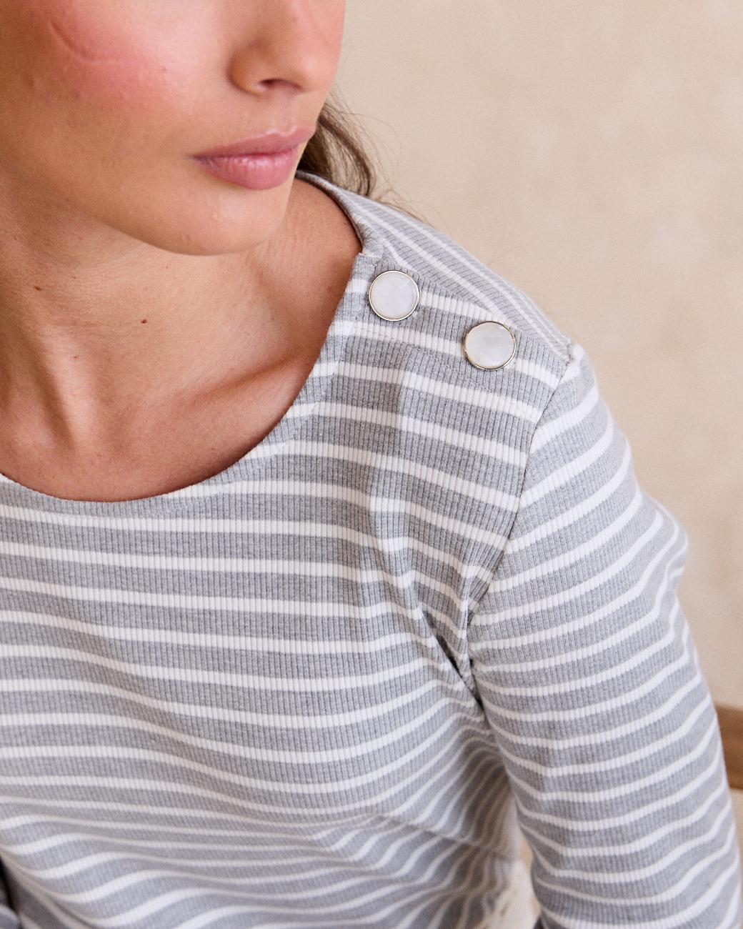Maribeli Striped Top