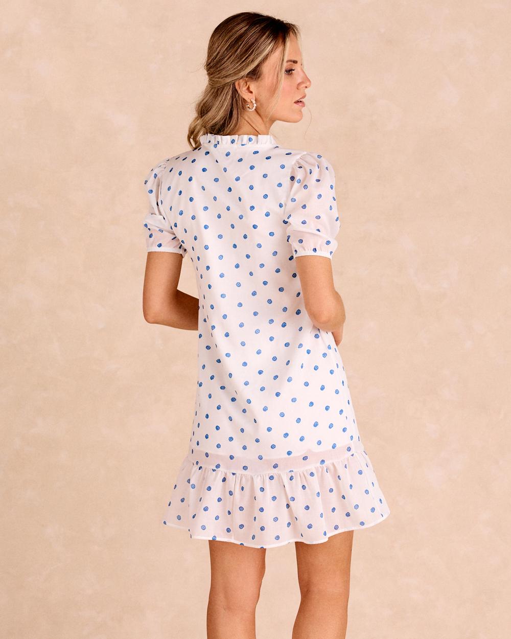 Alzaria Short Polka Dot Dress