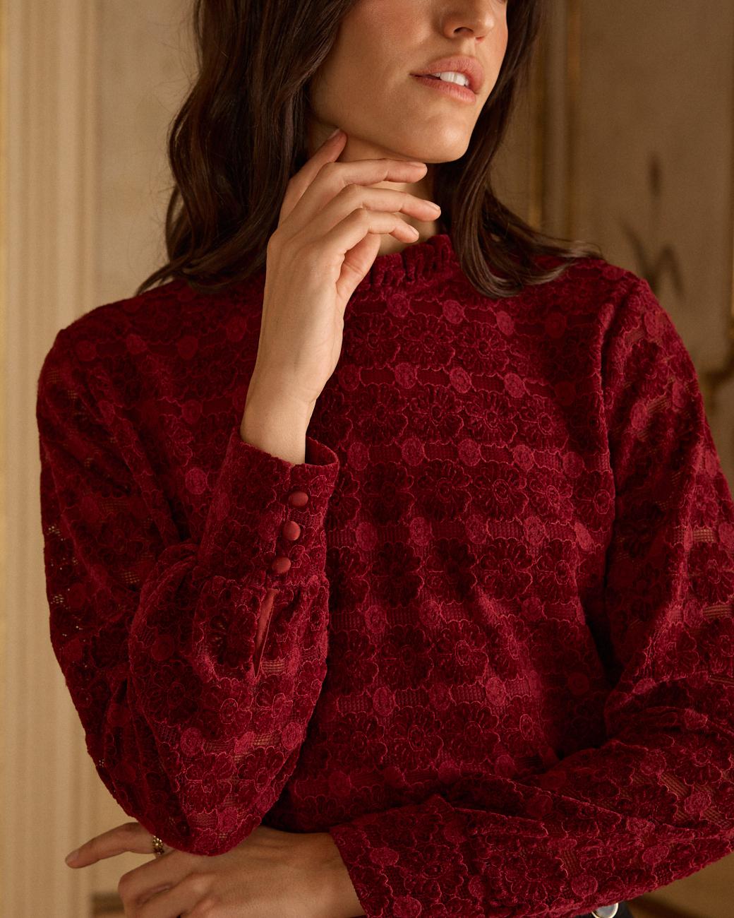 Allie Velvet Top