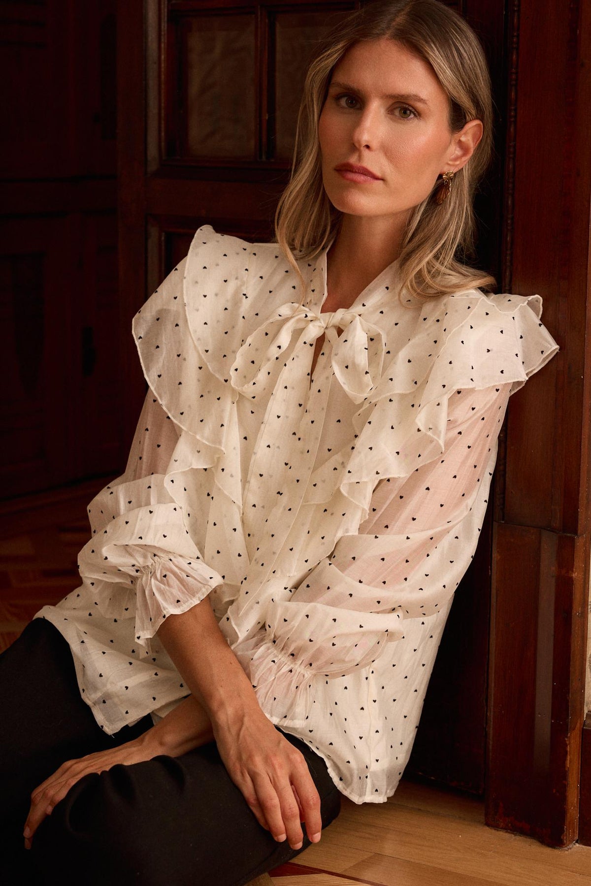 Marga polka-dot shirt