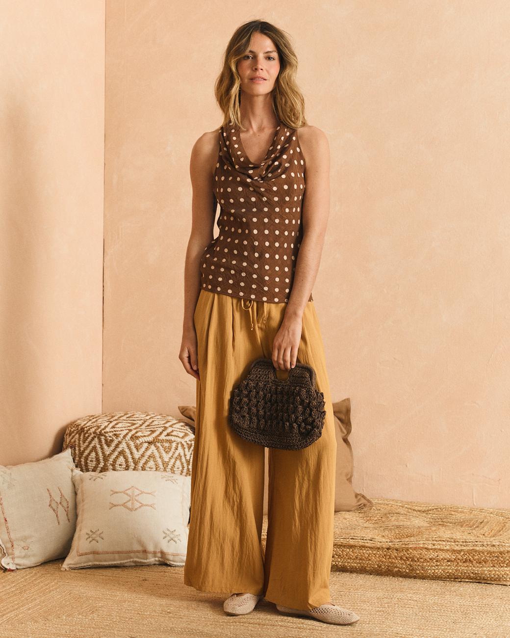 Sabela Polka Dot Top