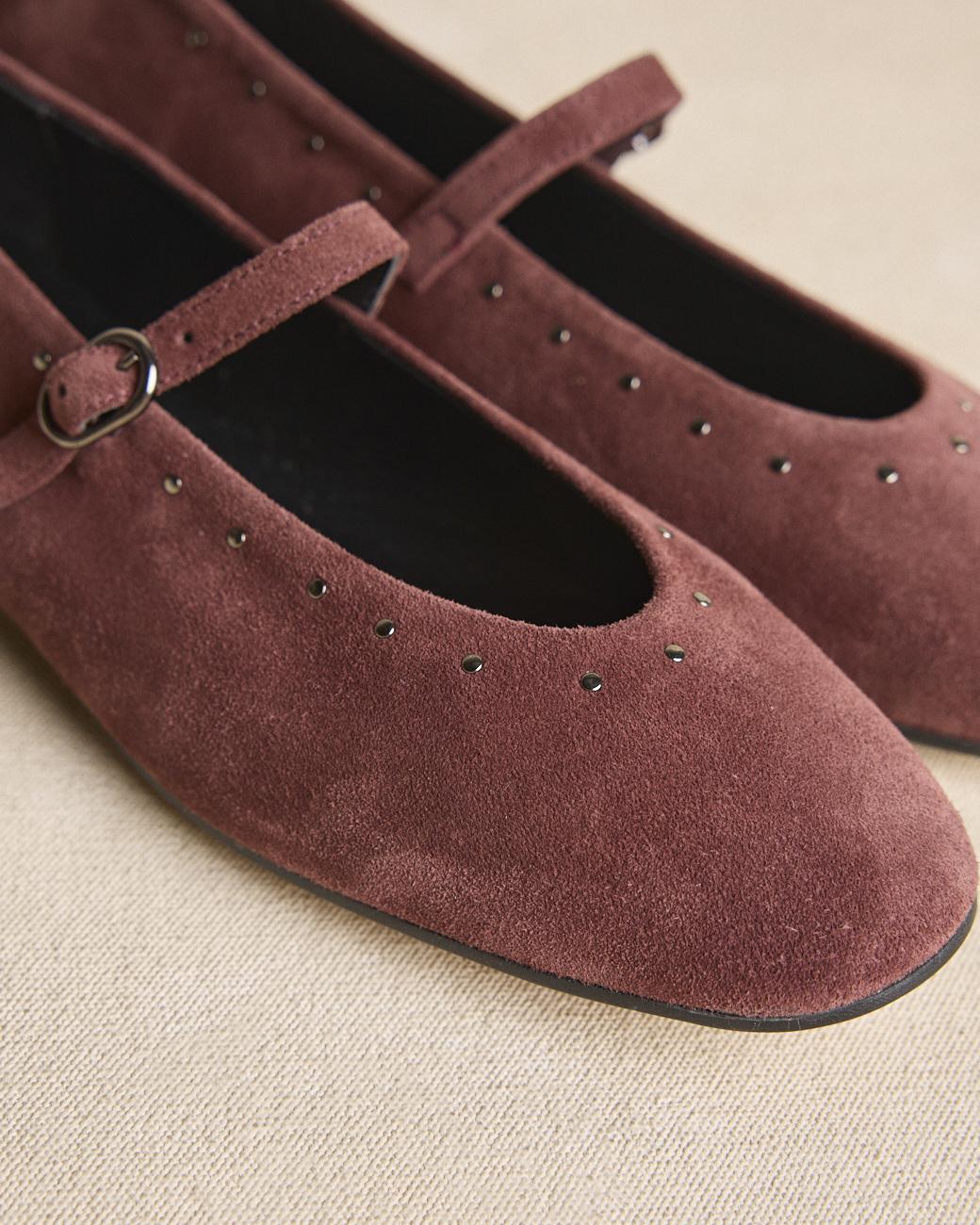 Shanna Leather Strap Mary Janes