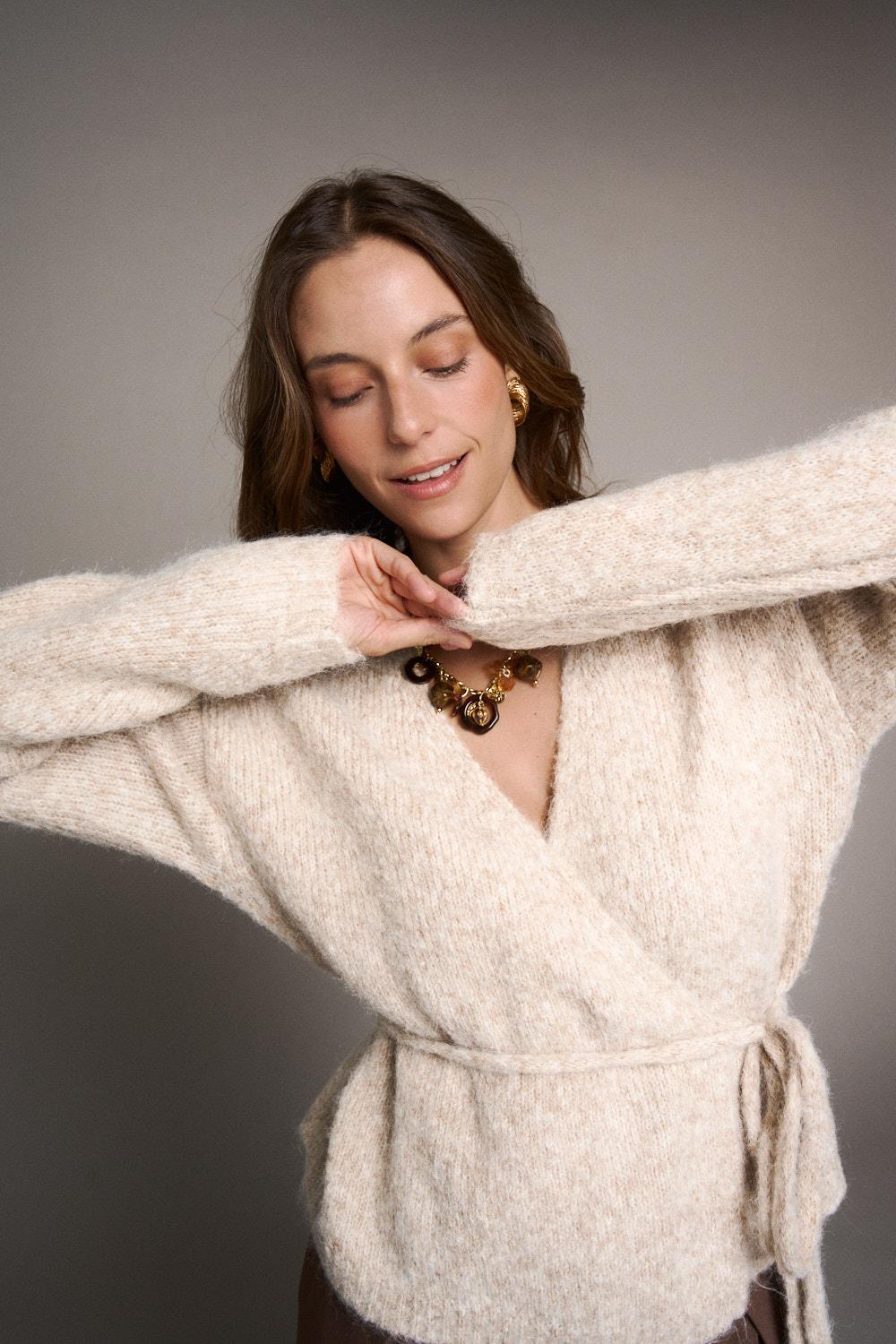 Maëlys Wrap Cardigan