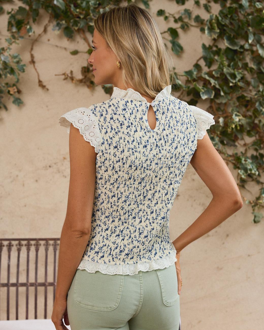 Milena Floral Top