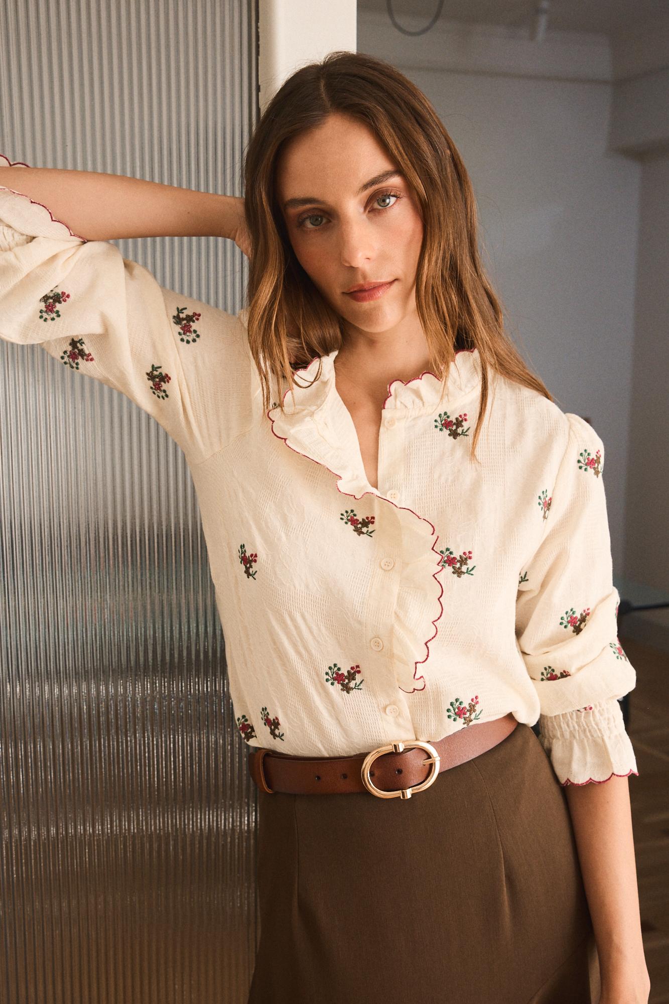 Camisa Flores Halo
