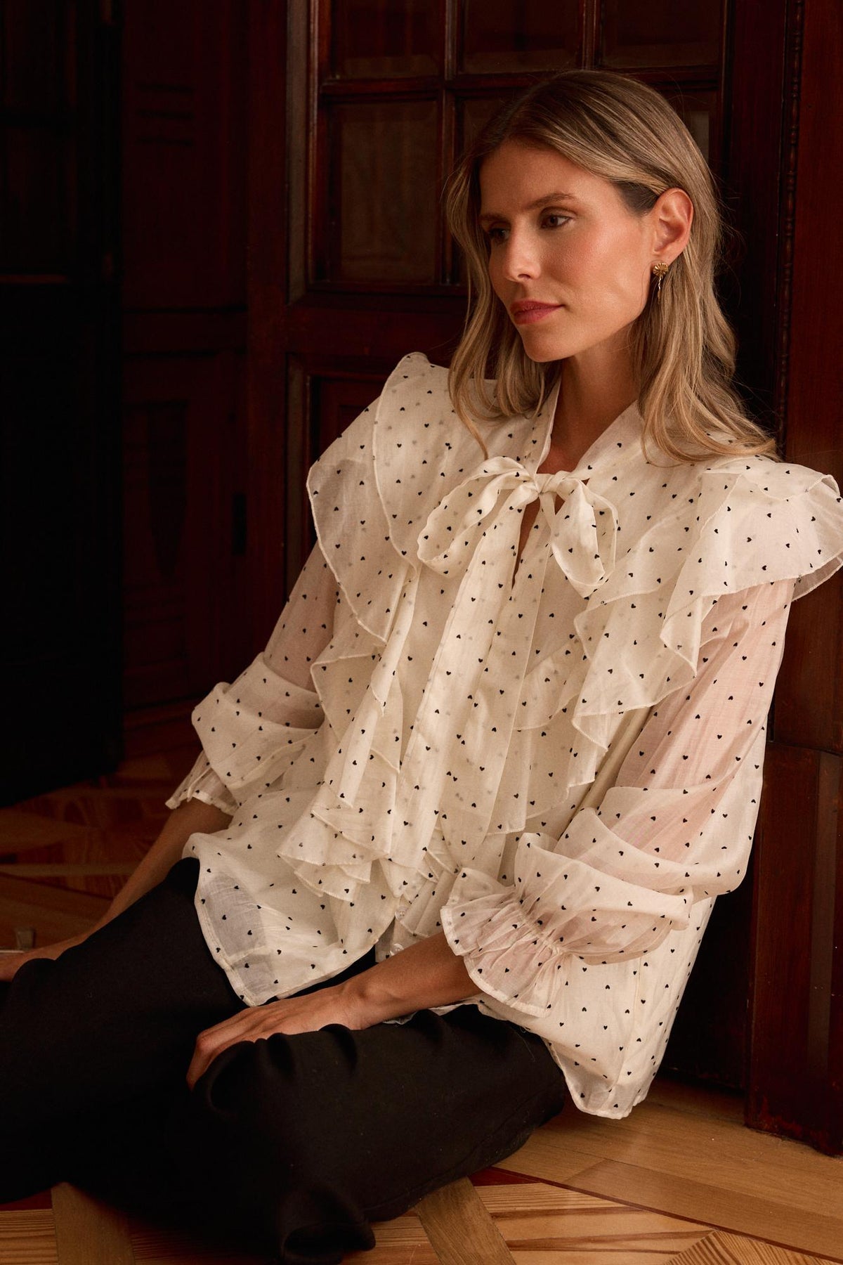 Marga polka-dot shirt