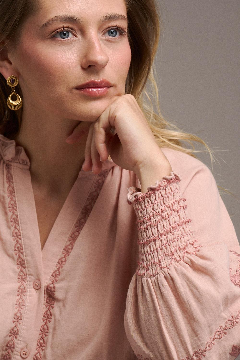 Ava Embroidered Blouse