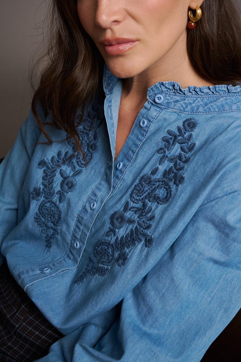 Miranda Denim Blouse