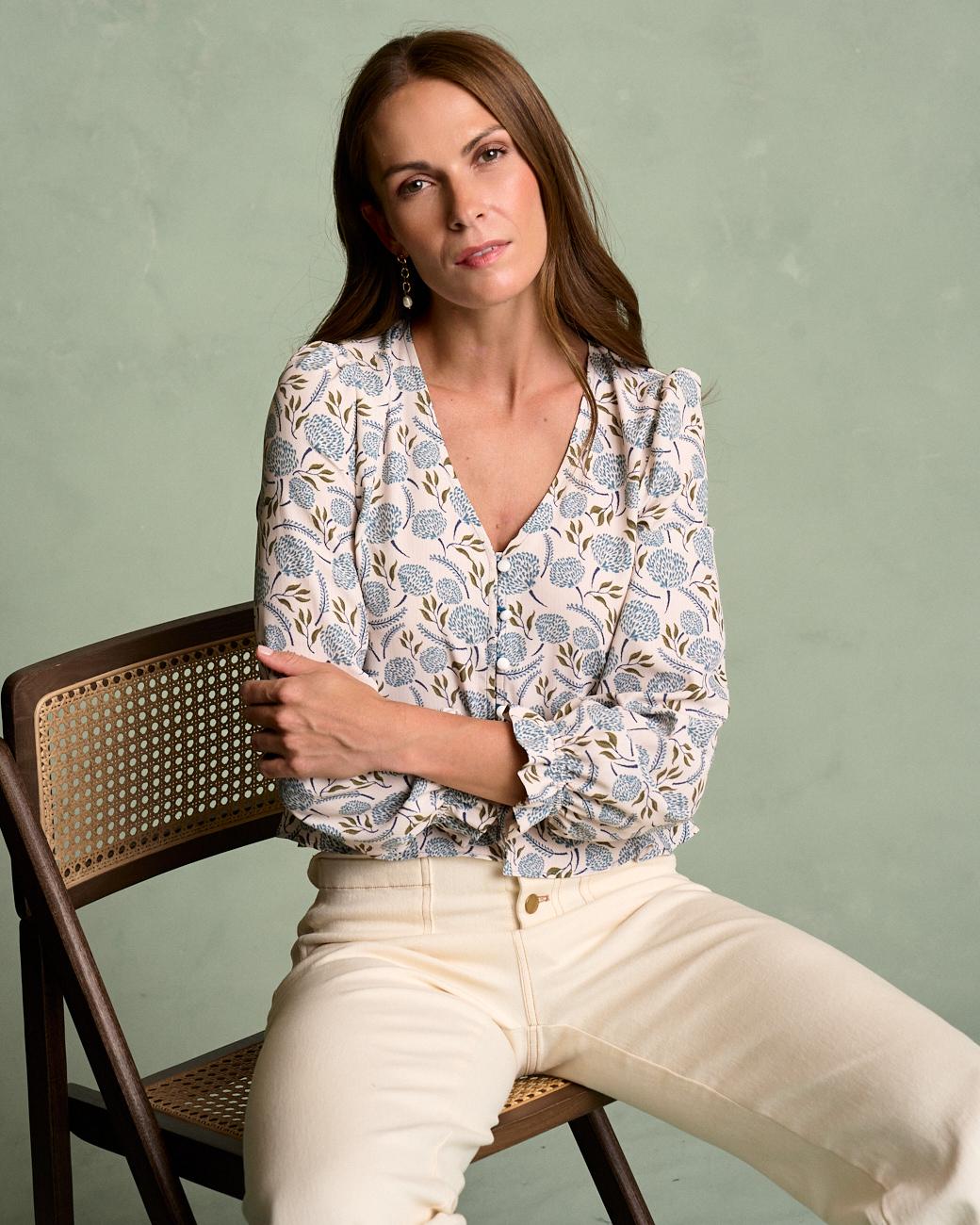Esther Printed Blouse