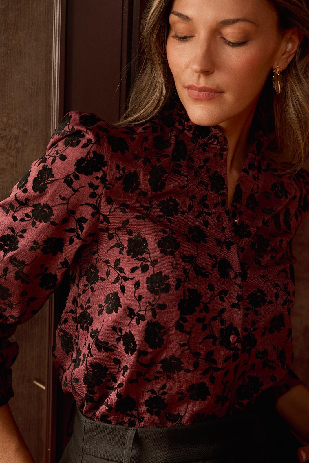 Yulia Velvet Shirt
