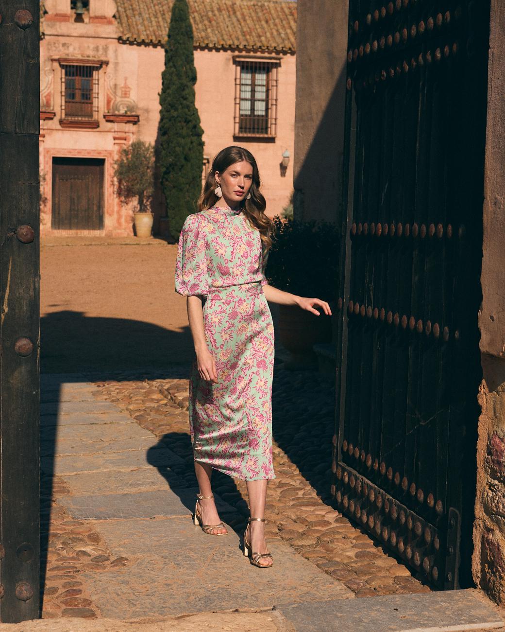 Eliana Print Dress
