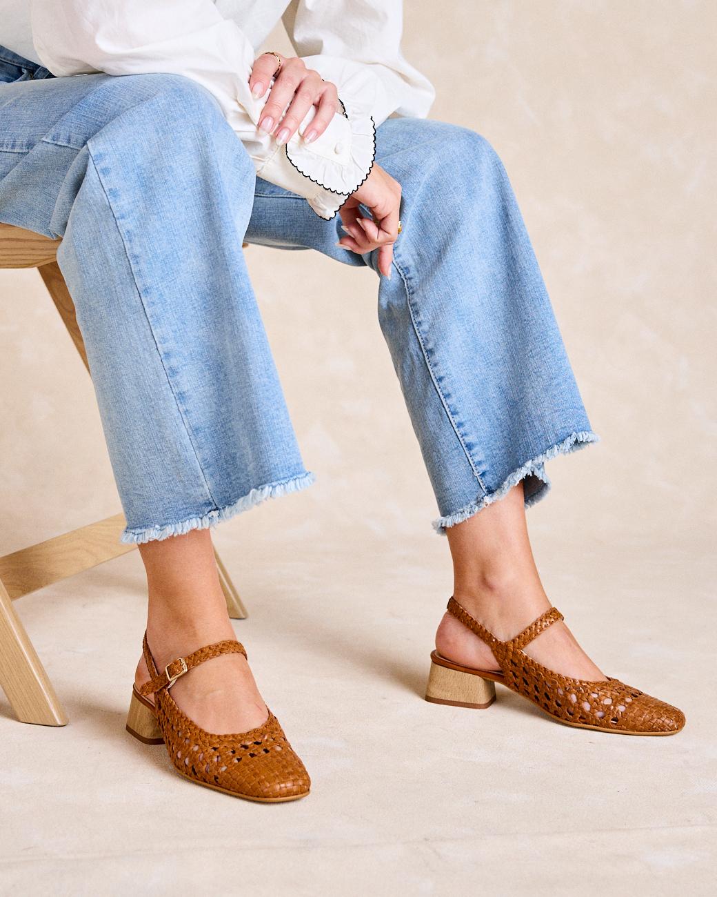 Maddi Braided Backless Shoe