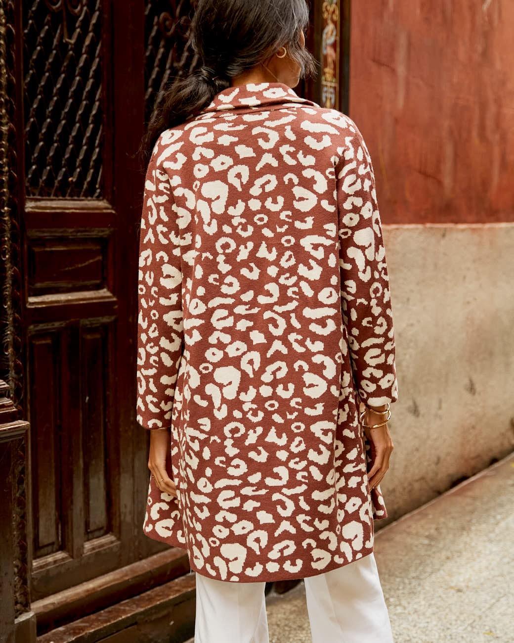 Nere Animal Print Coat