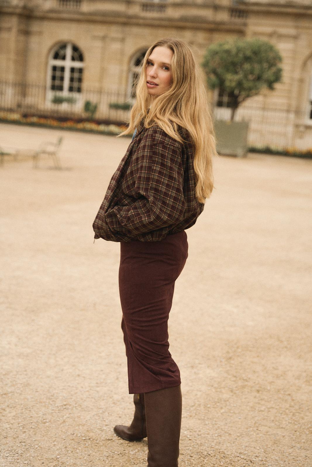 Mathilde Suede Skirt