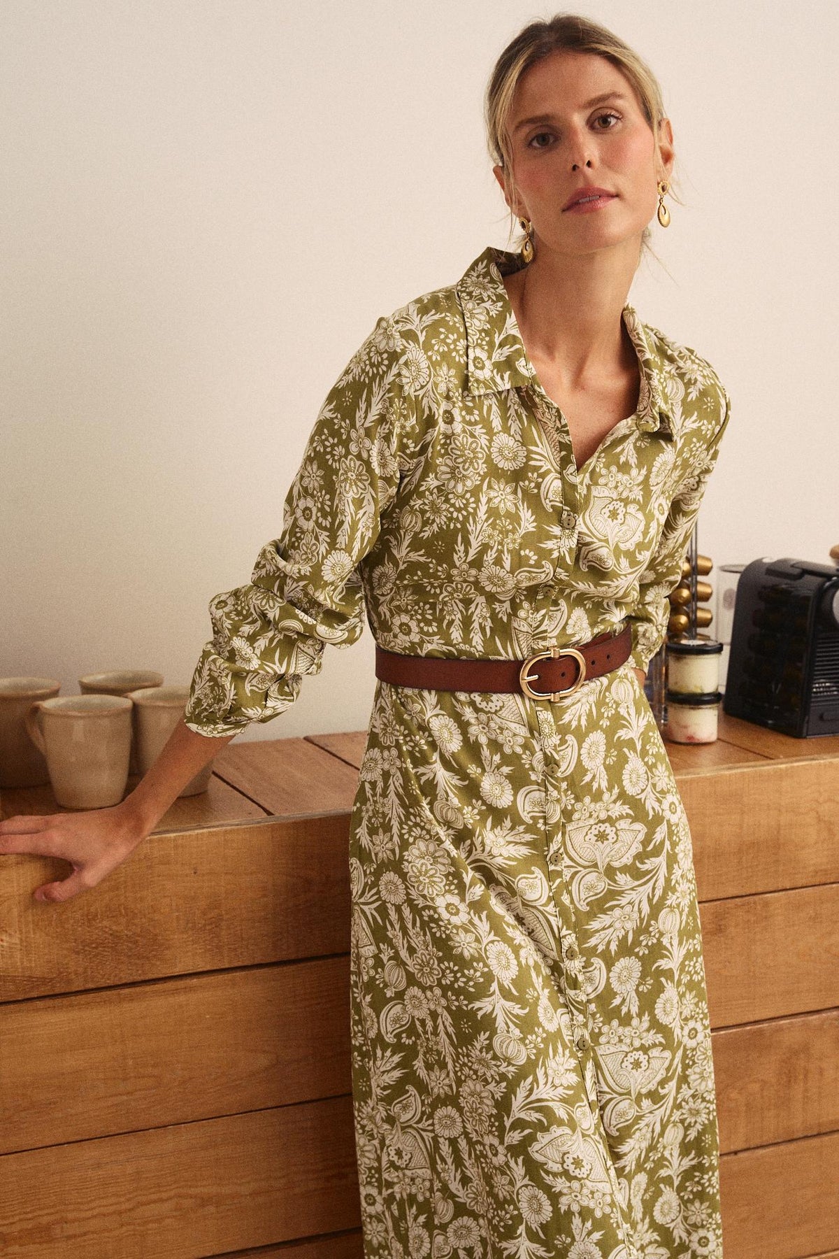 Olive Midi Dress
