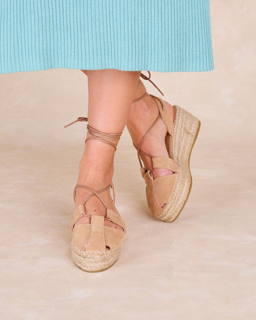 Aurora Suede Espadrille