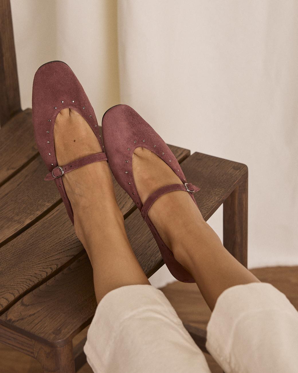 Shanna Leather Strap Mary Janes