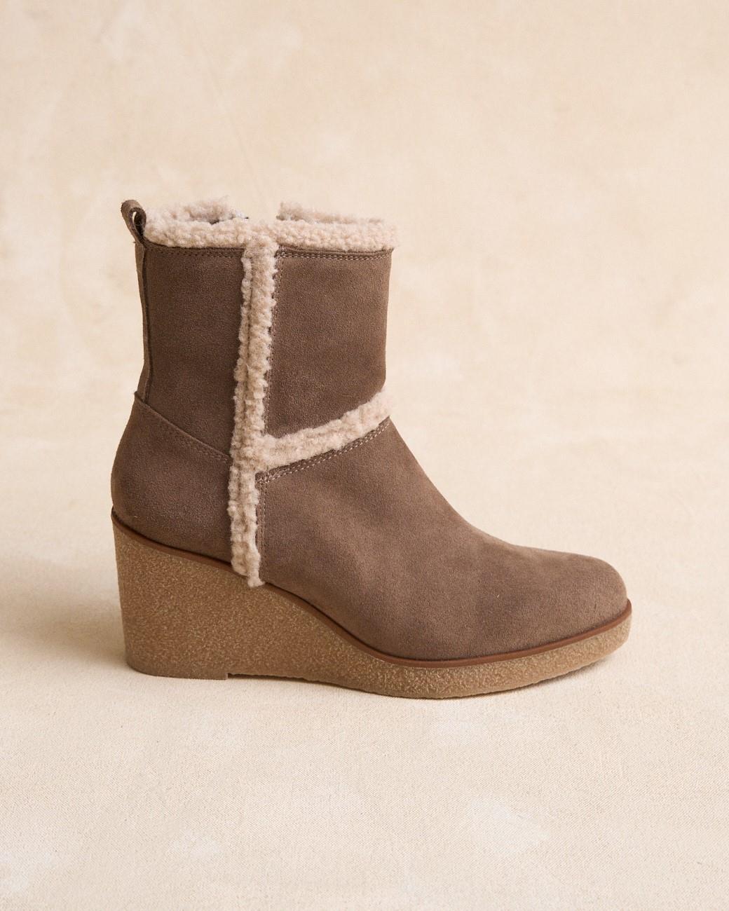 Betina Taupe Bootie