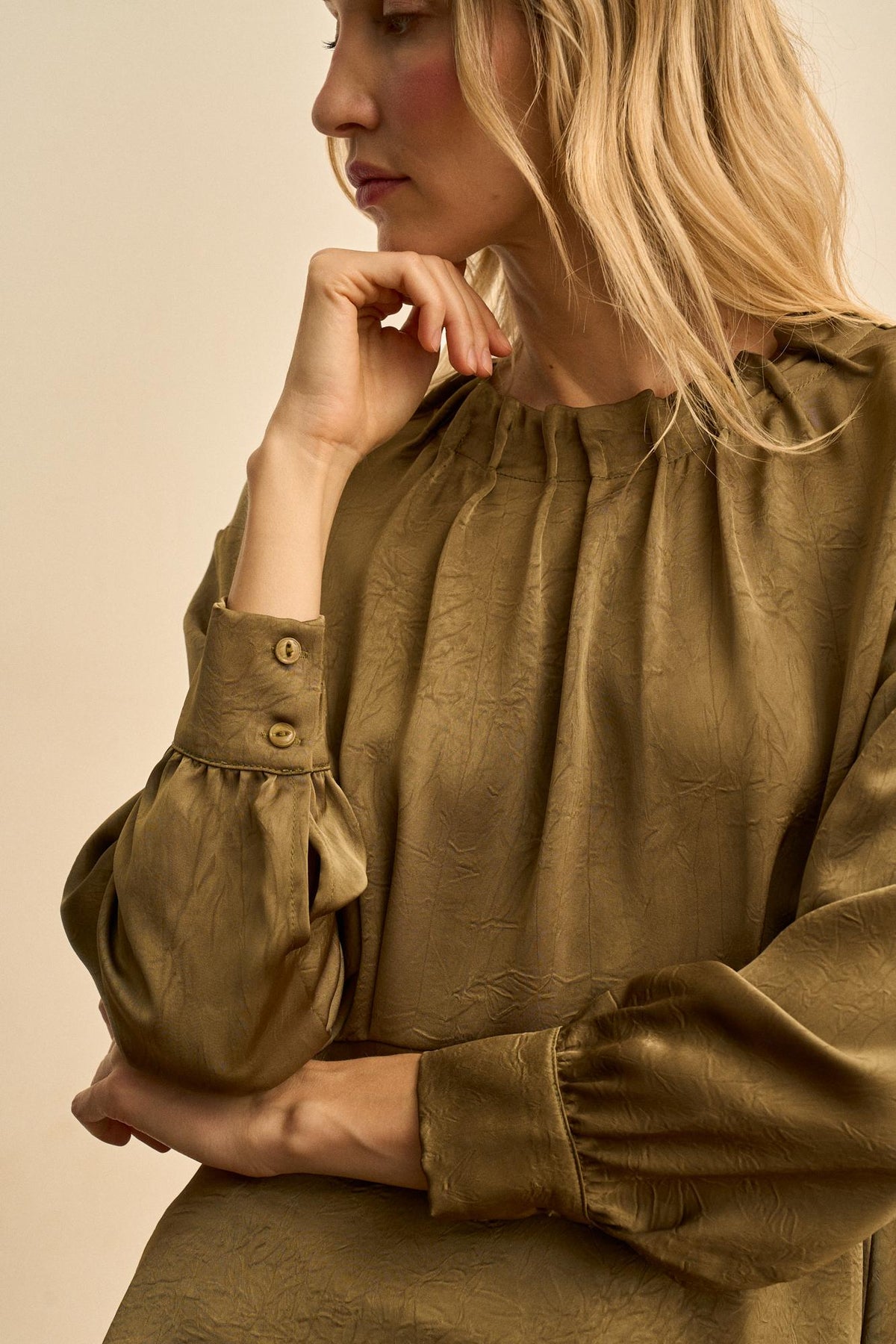 Ondine Gathered Blouse