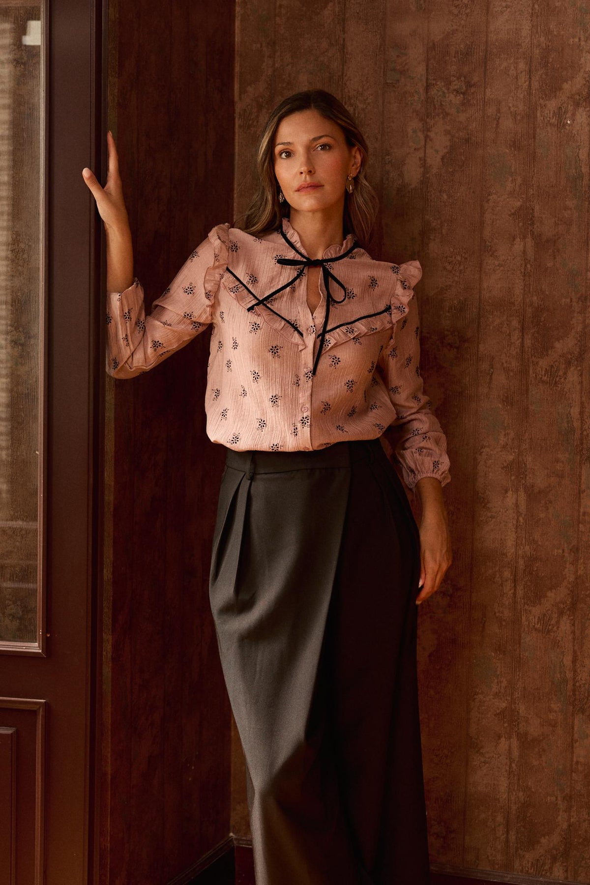 Rosa printed blouse