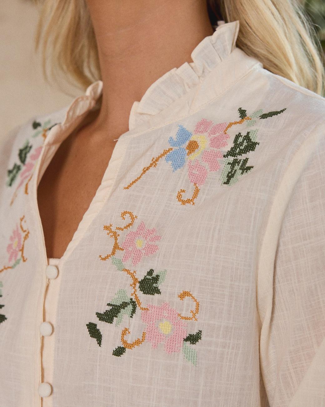 Julieta Embroidered Shirt