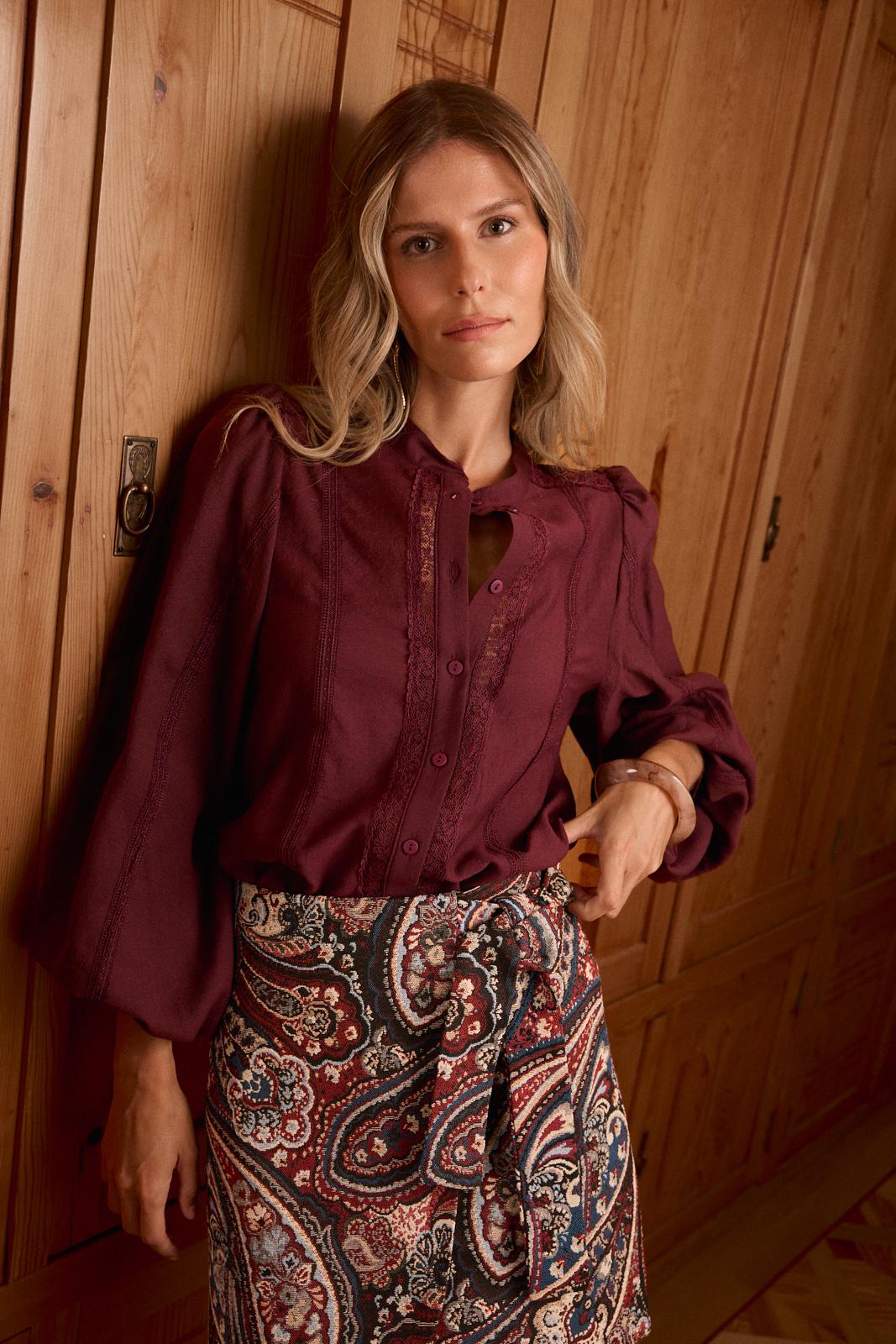 Maritza Ruffled Blouse