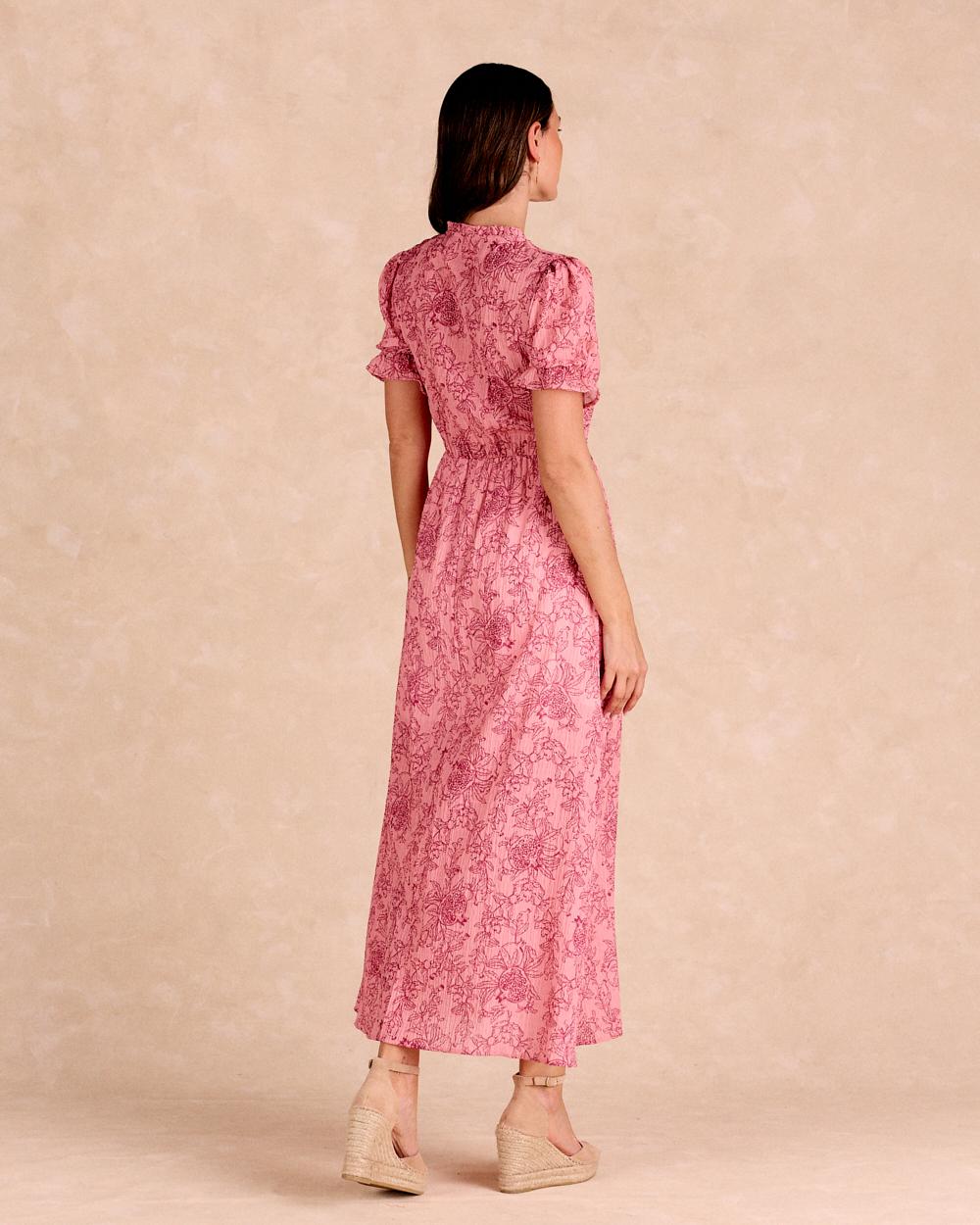 Carolina Long Dress with Bow