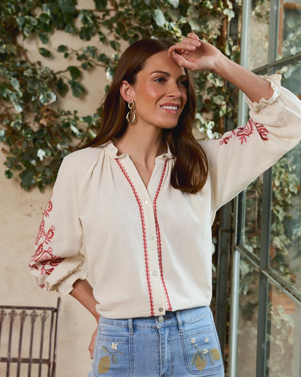 Martina Embroidered Shirt