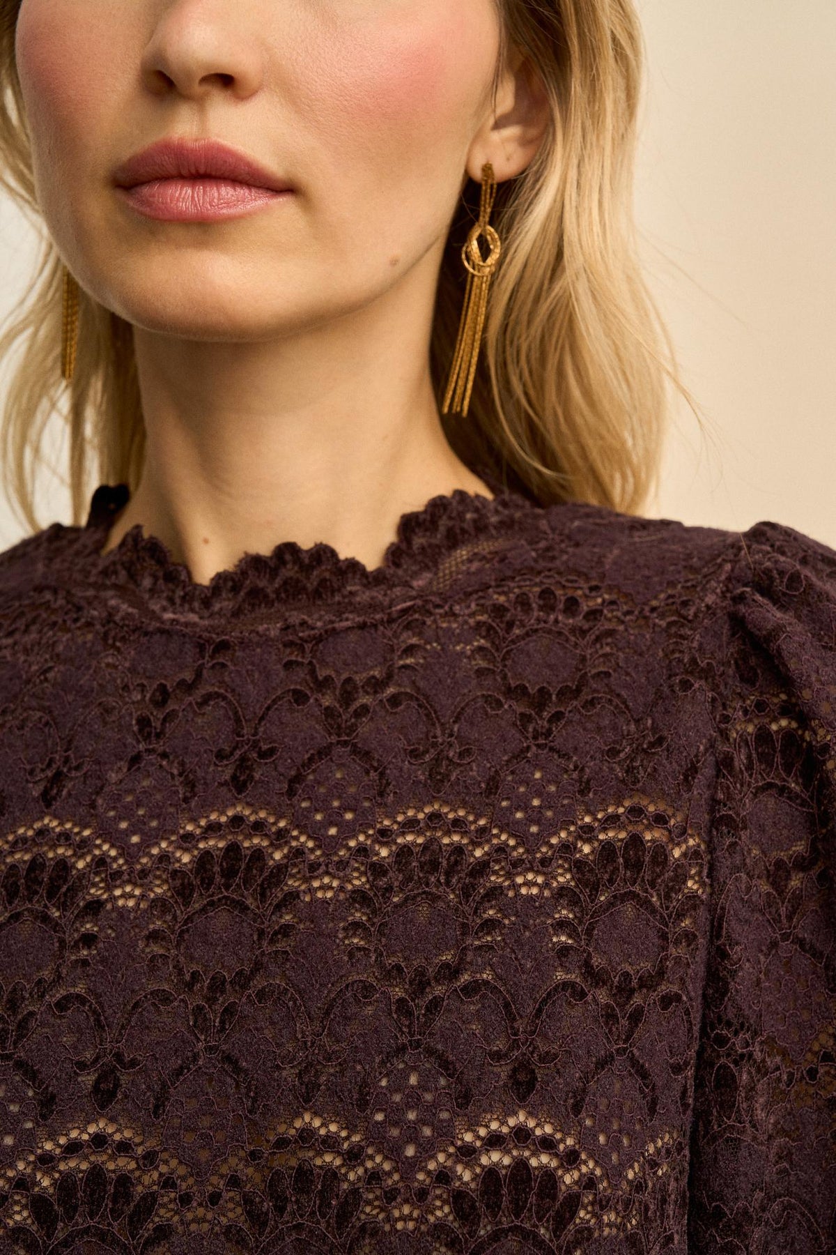 Adelina Floral Lace Blouse