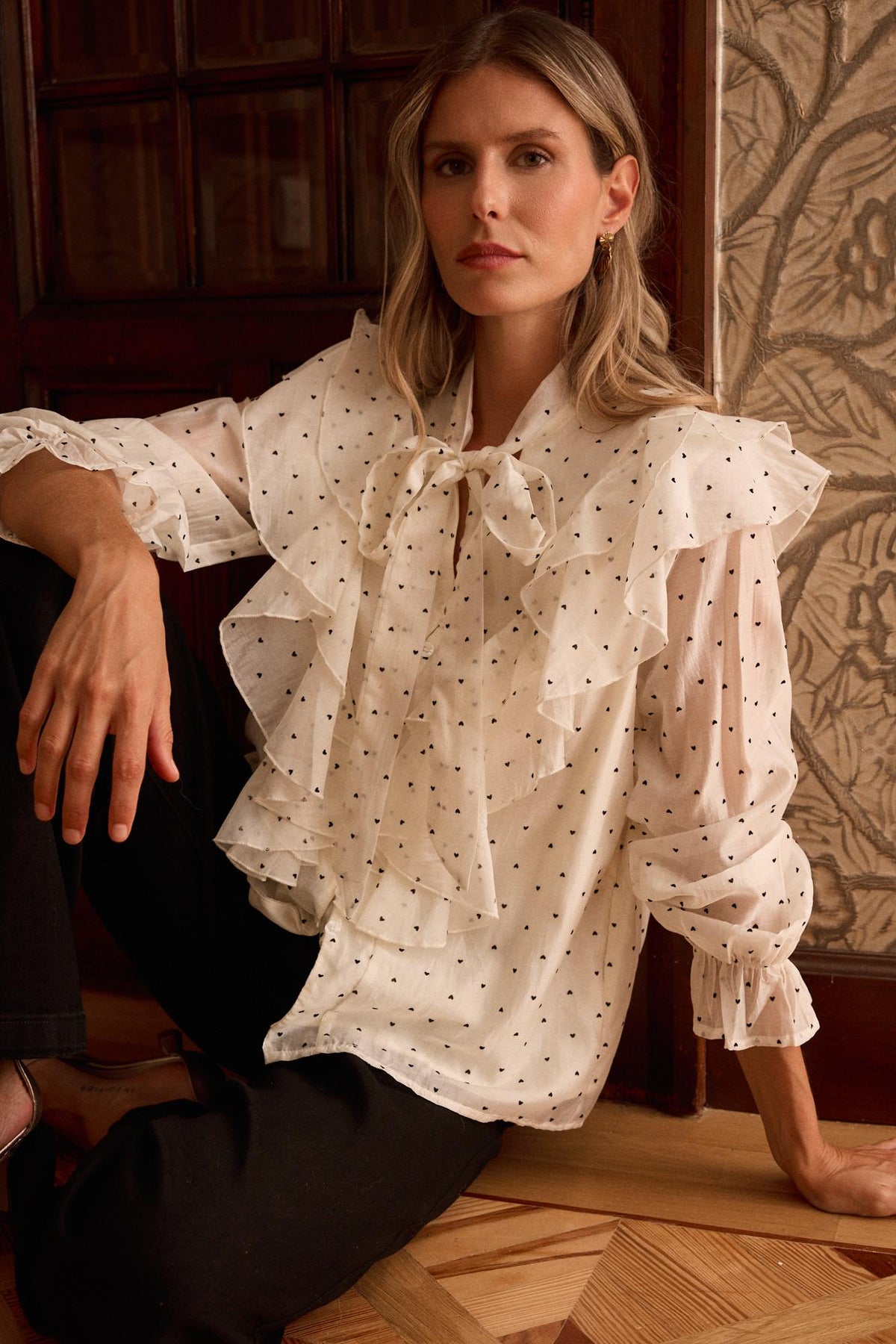 Marga polka-dot shirt