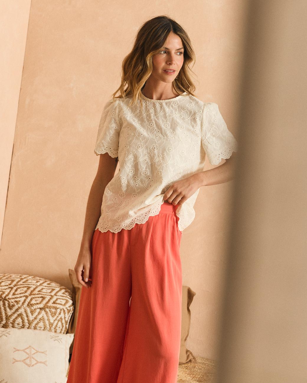 Flavia Raw Blouse
