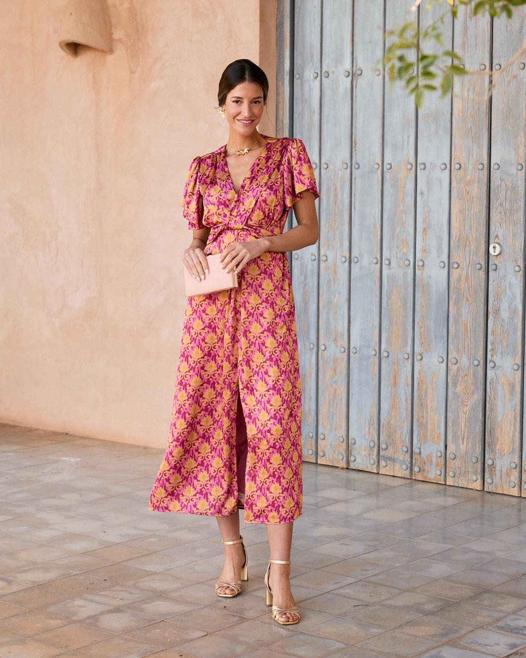 Nicoletta Neckline Dress