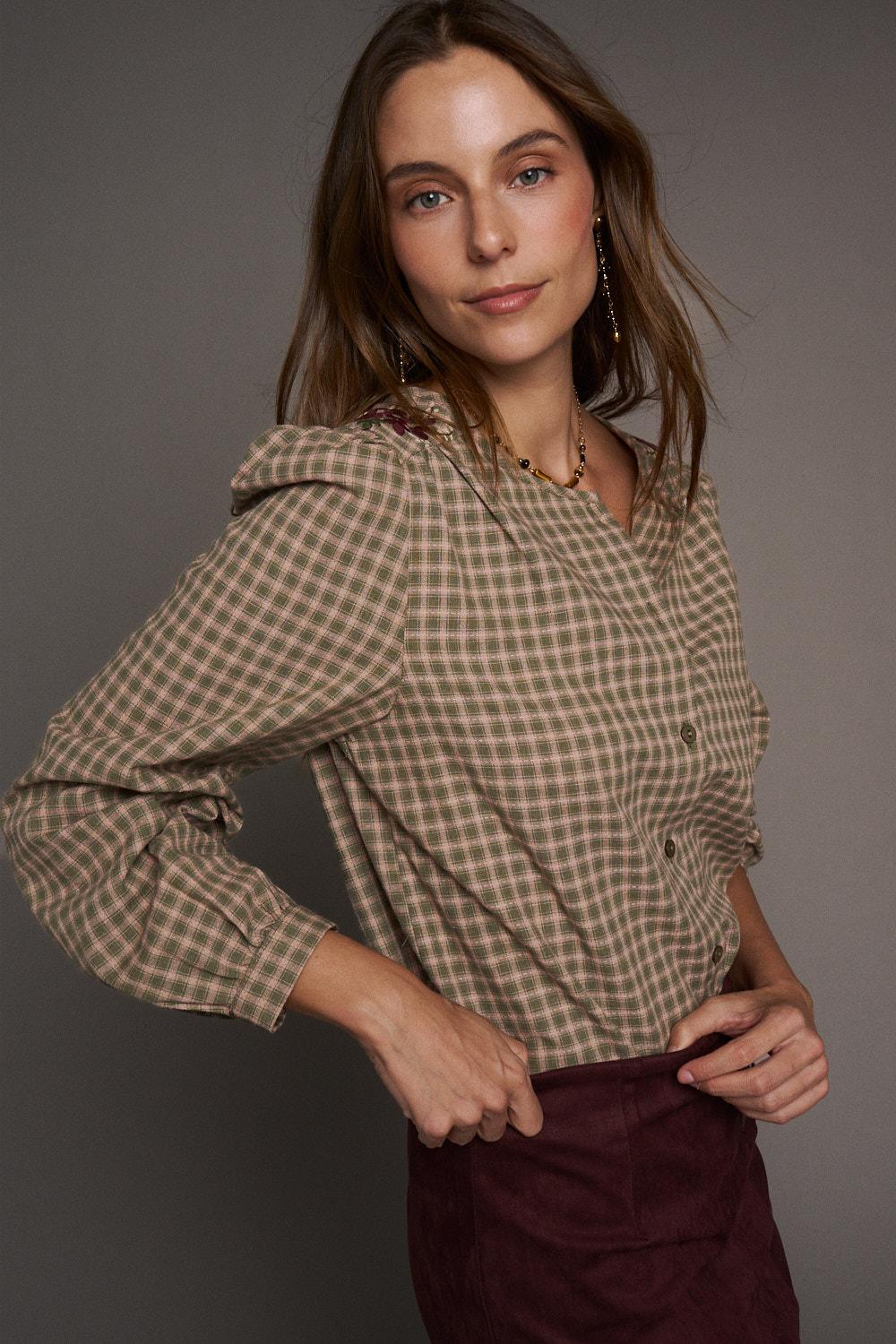 Fleur Embroidered Shirt
