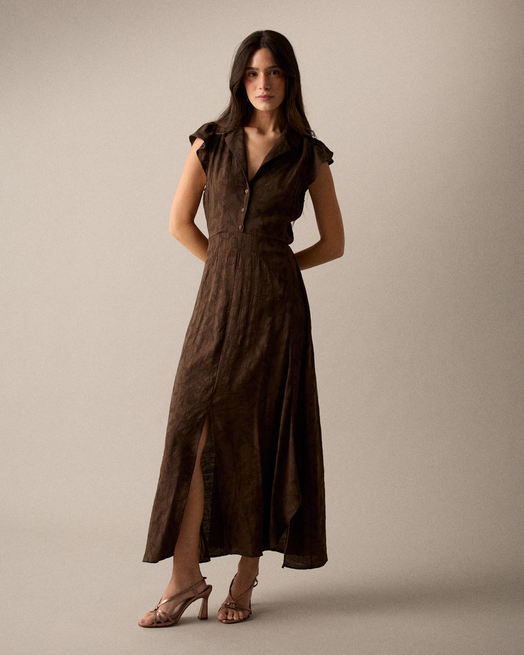 Eire Brown Dress