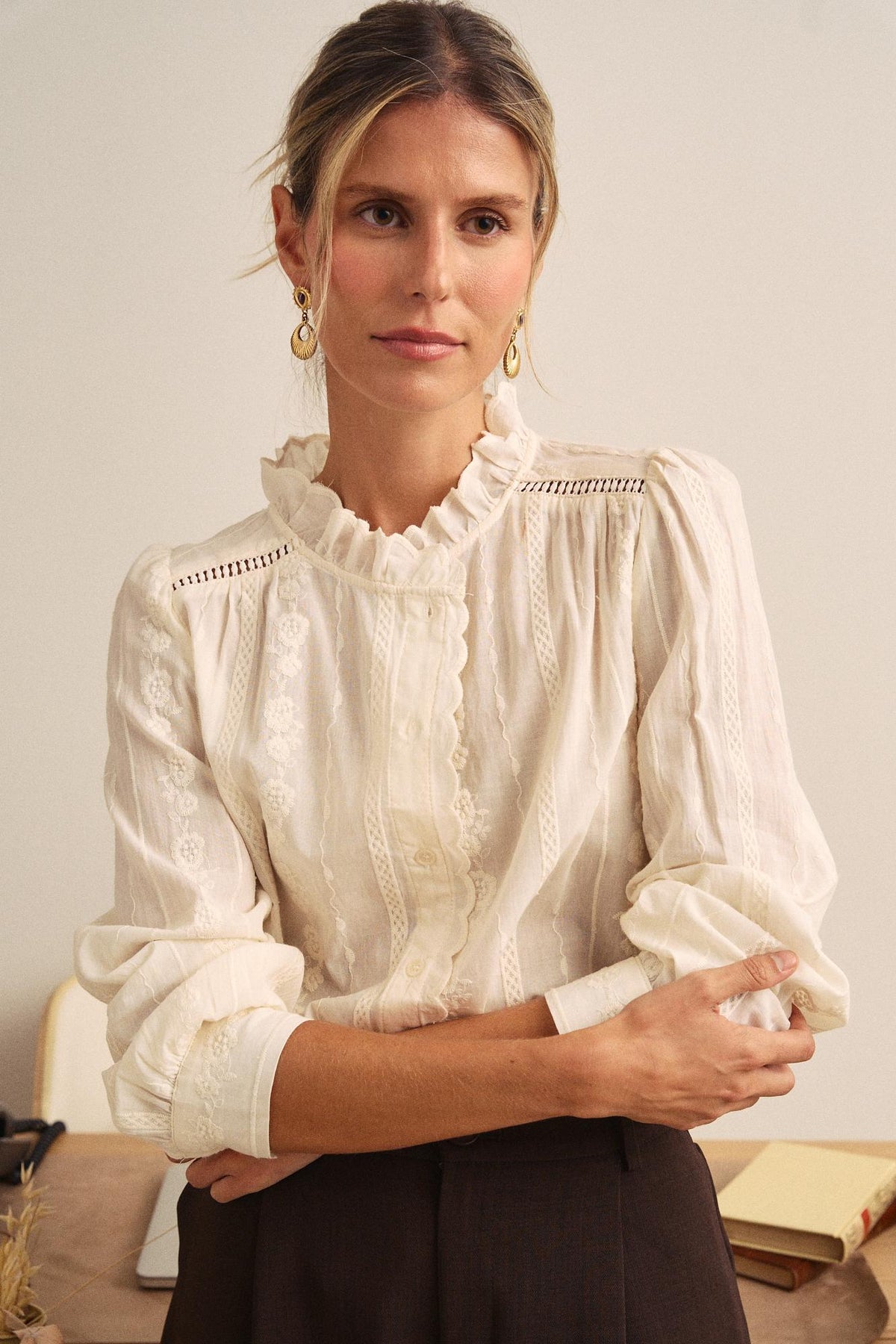 Embroidered Shirt Solmira