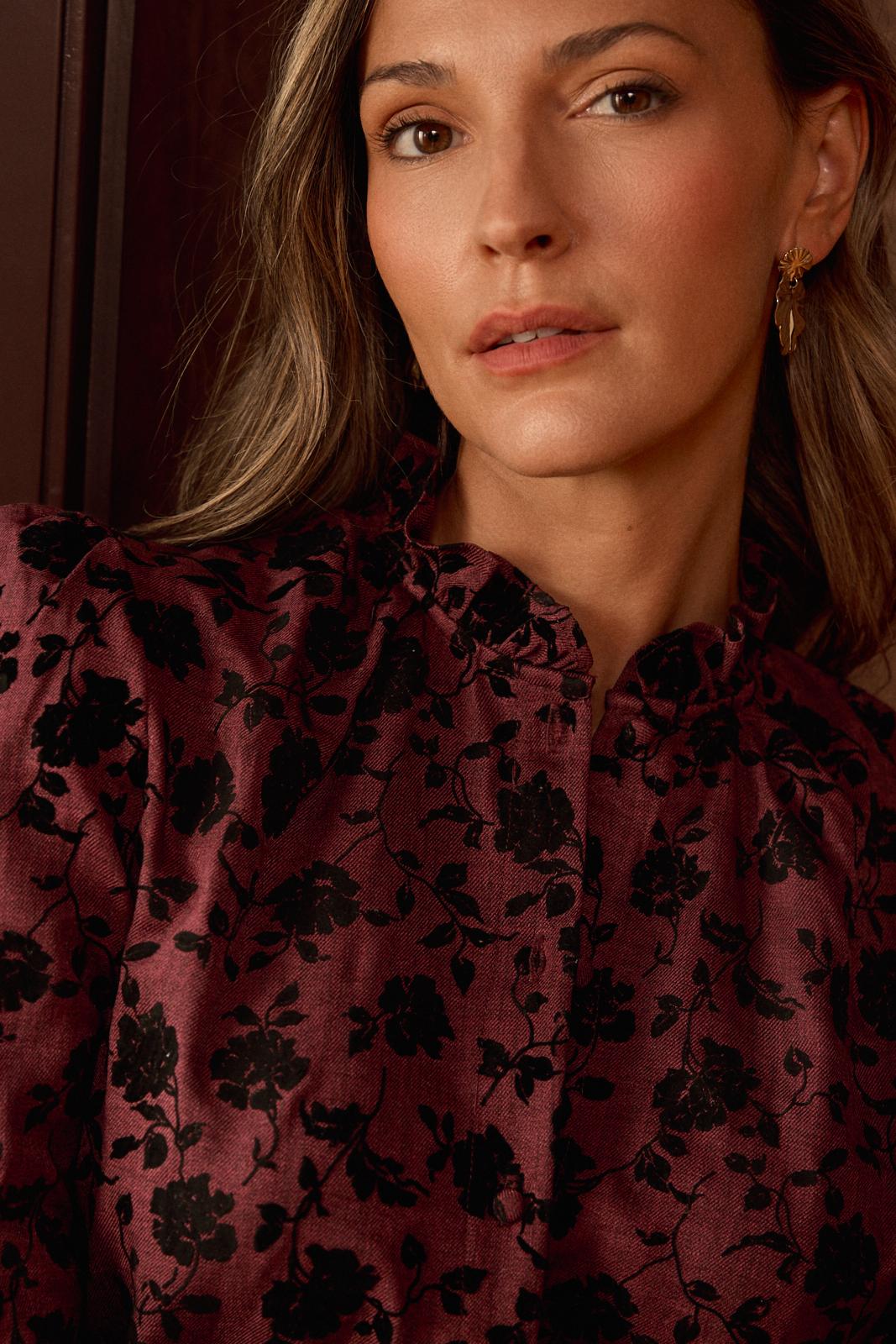 Yulia Velvet Shirt