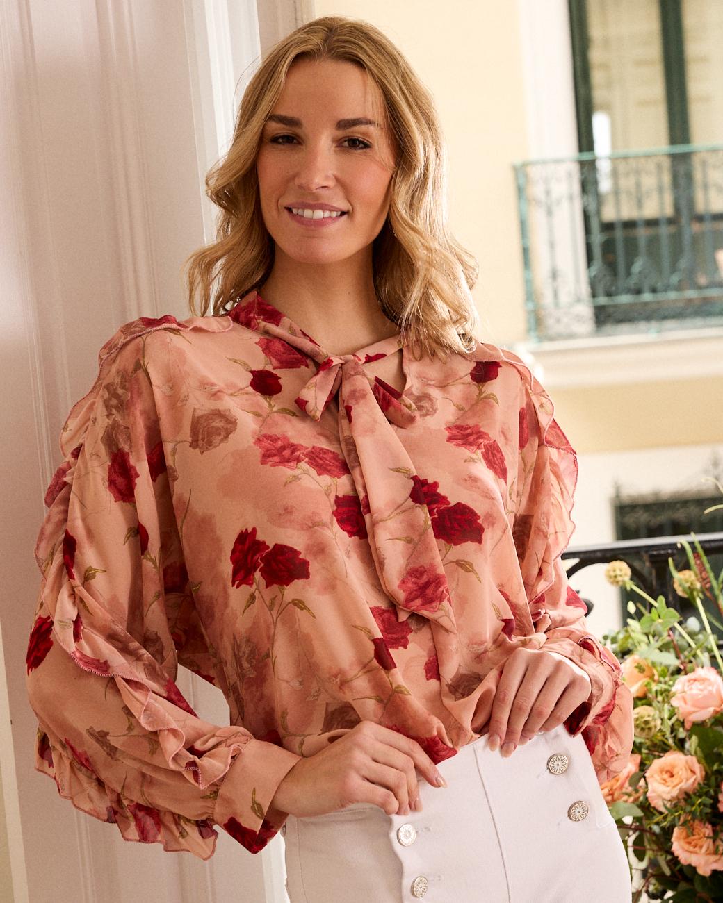 Sabrina Knot Blouse