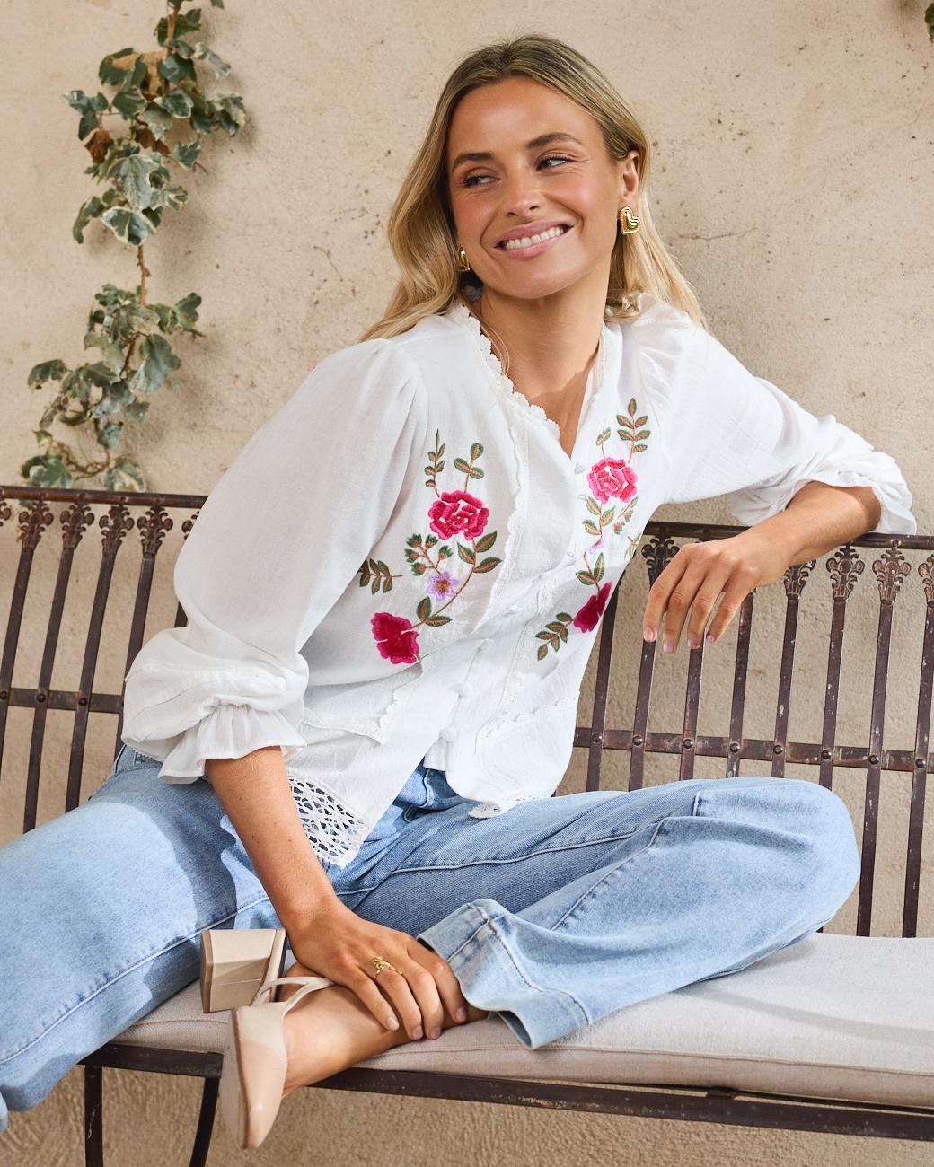Miriam Eyelet Blouse