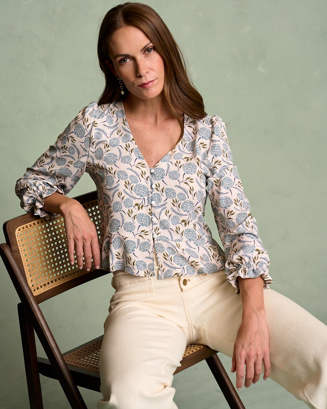 Esther Printed Blouse