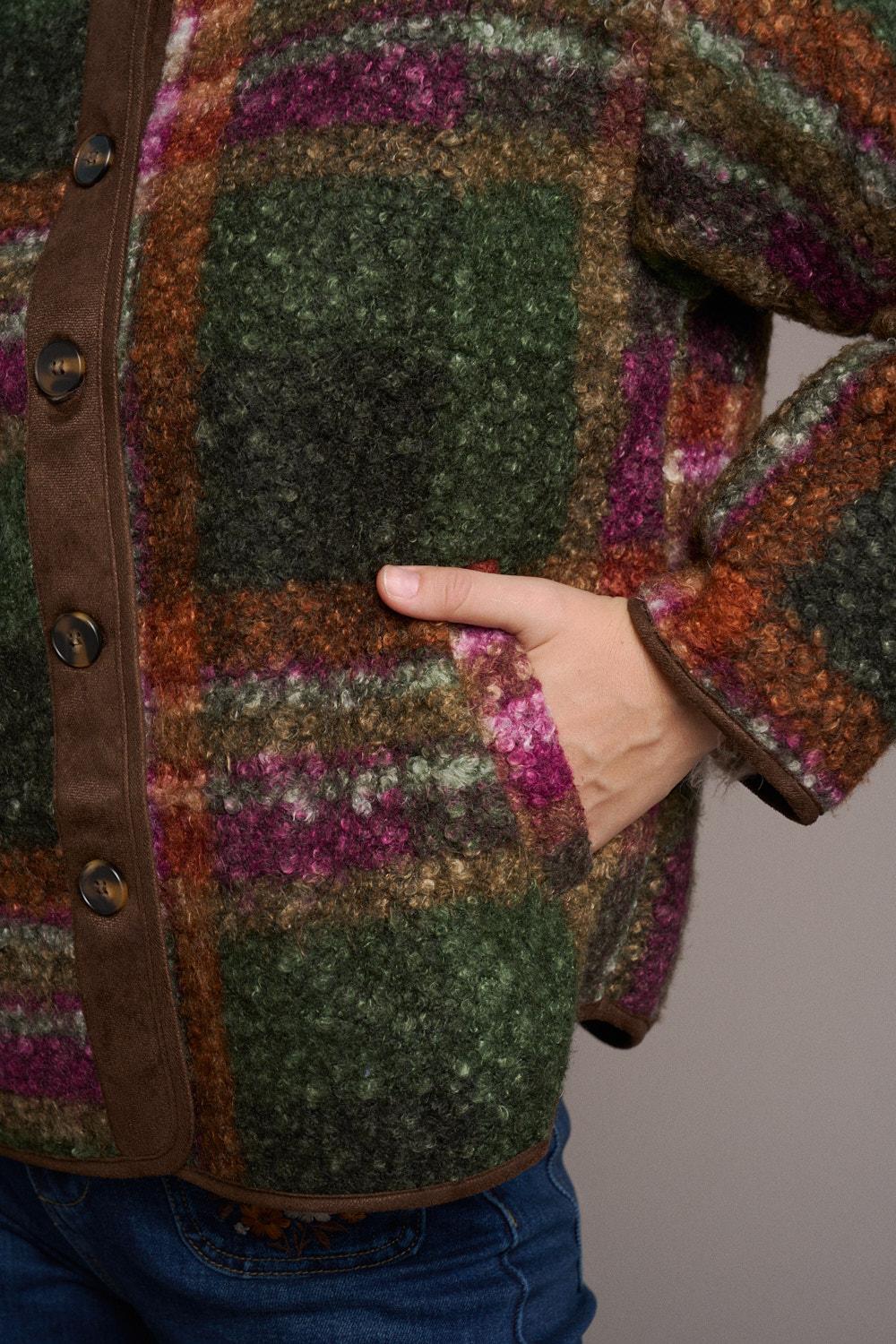 Romy Check print Jacket