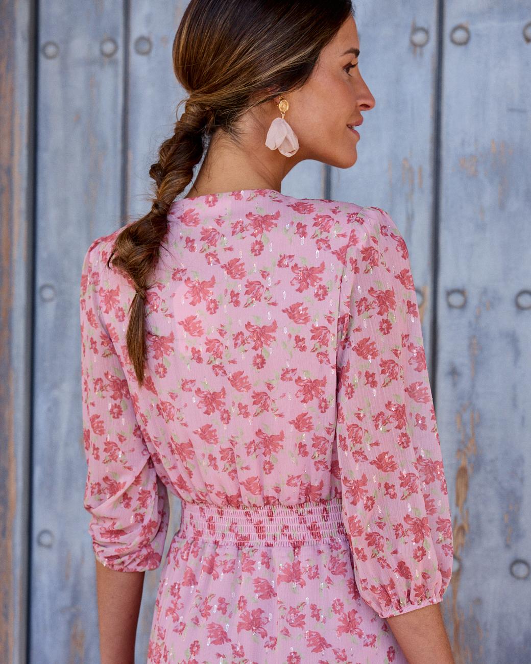 Plunging Neckline Dress Coppet