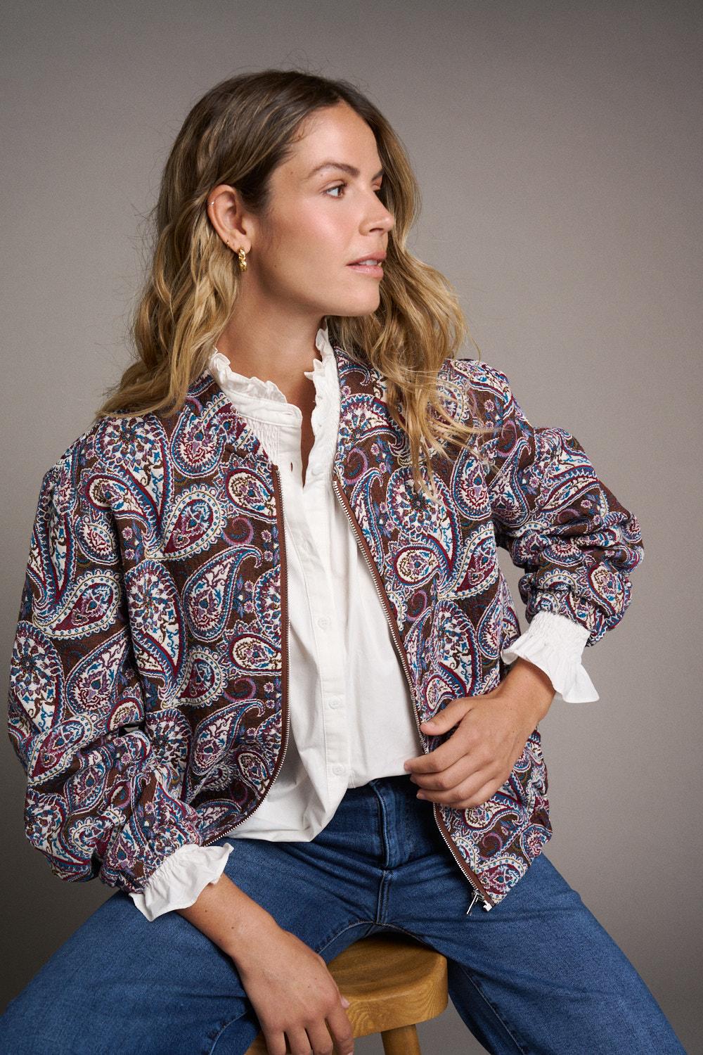 Chaqueta Paisley Adèle