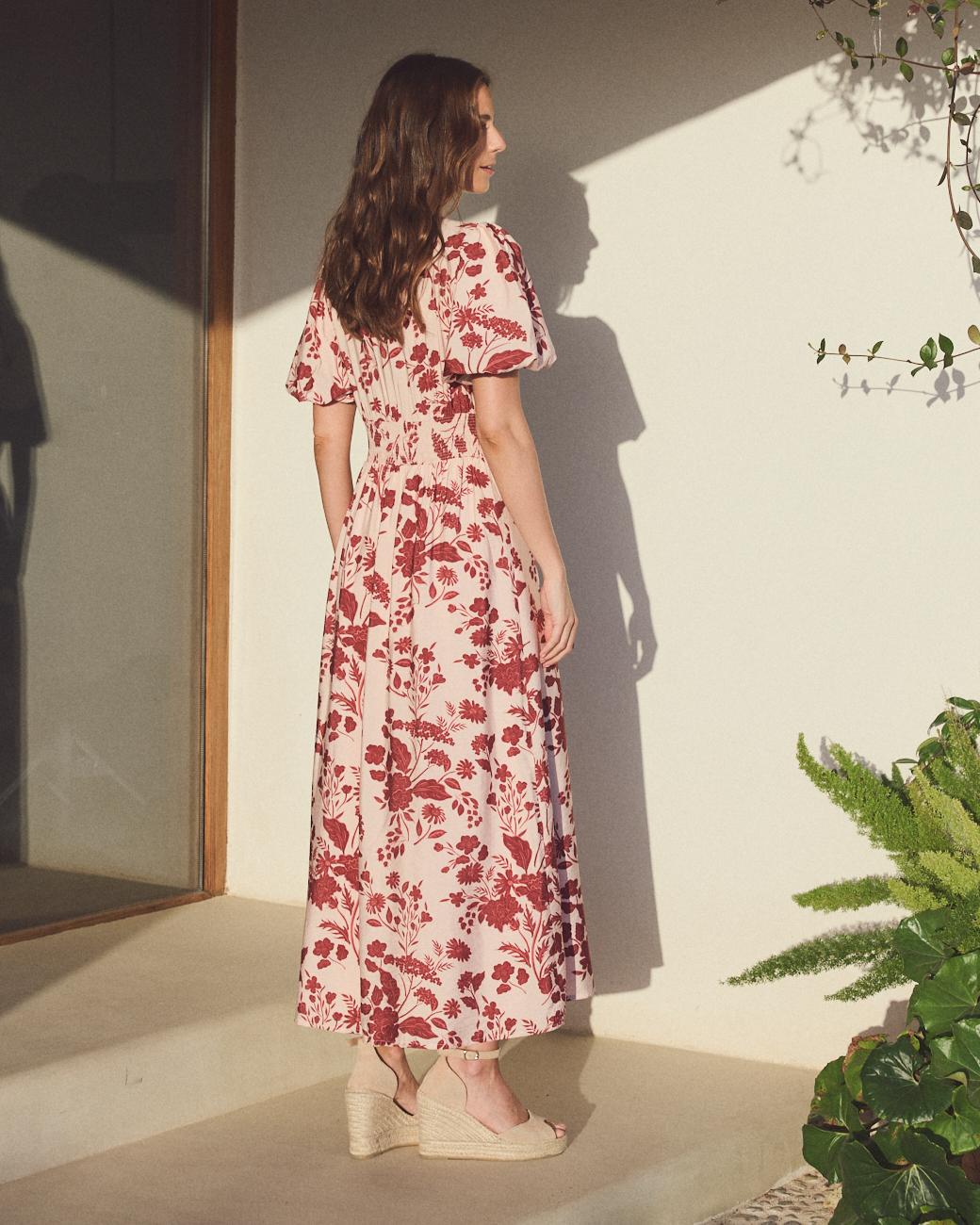 Amal Print Dress