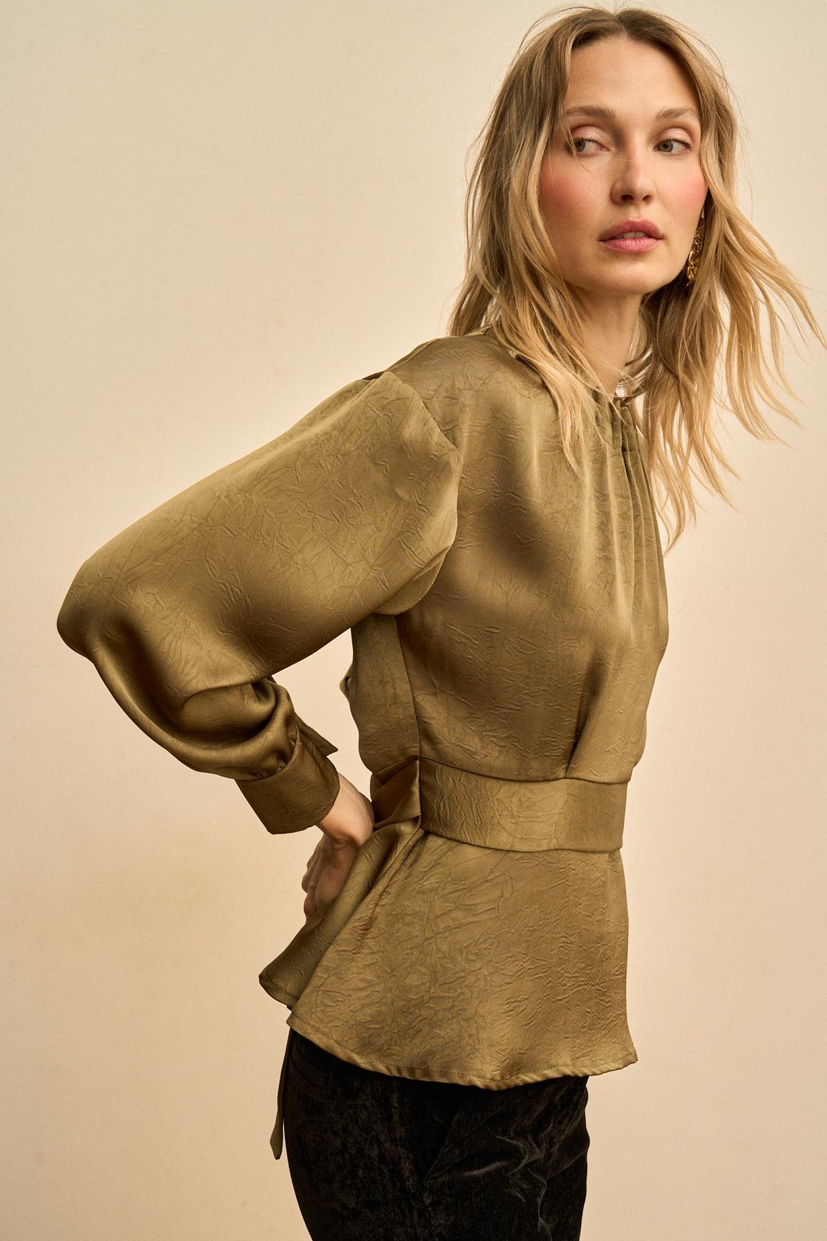 Ondine Gathered Blouse