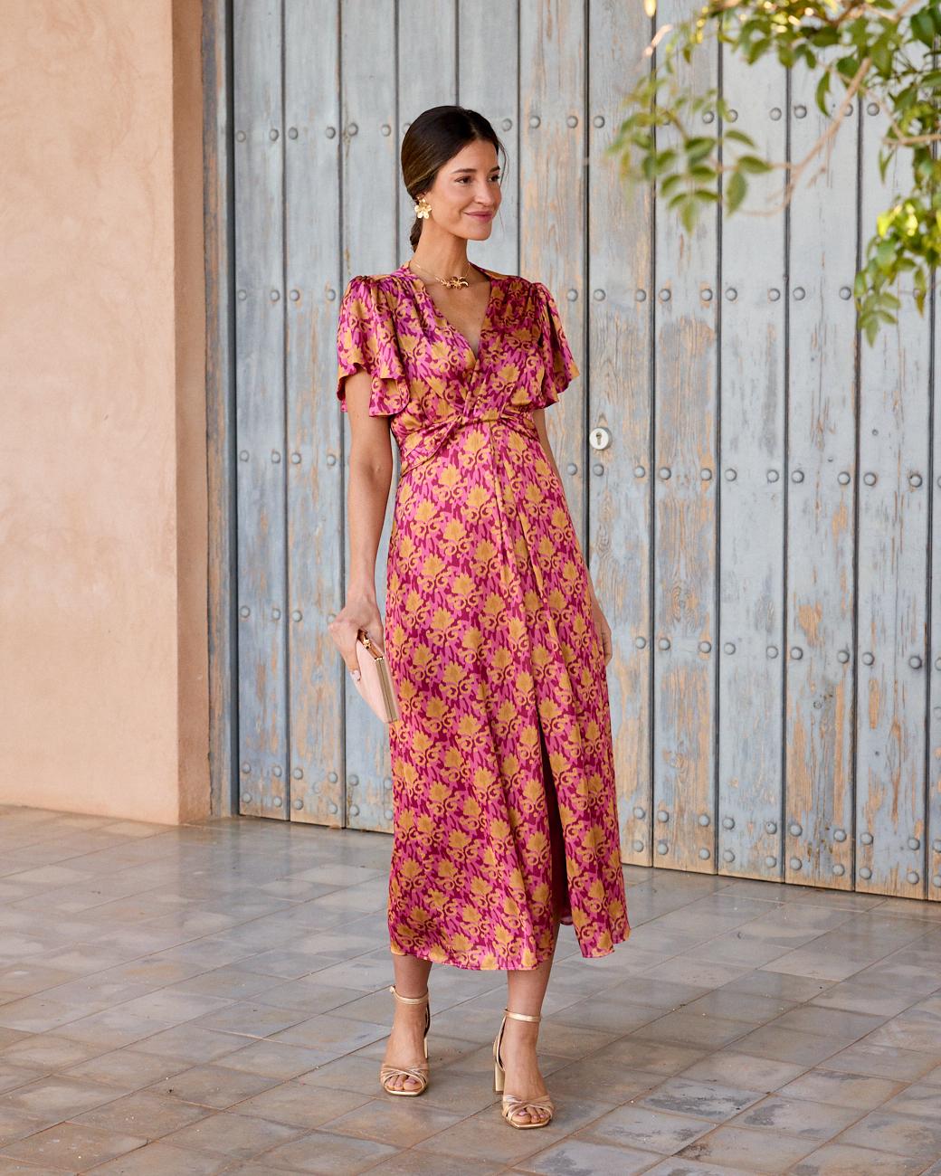 Nicoletta Neckline Dress