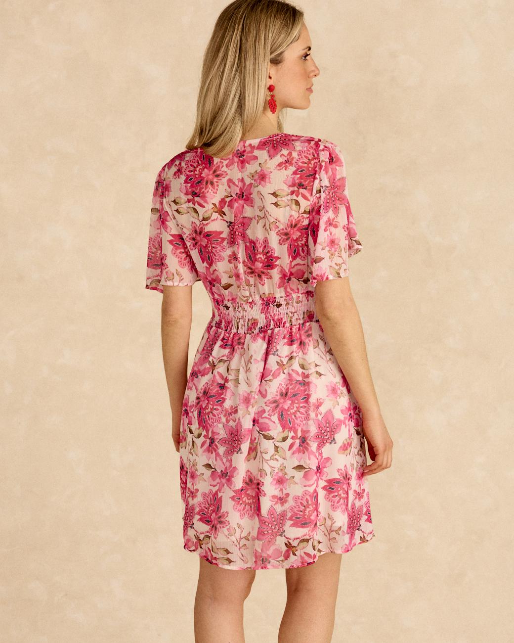 Olive Ruffle Short Dress