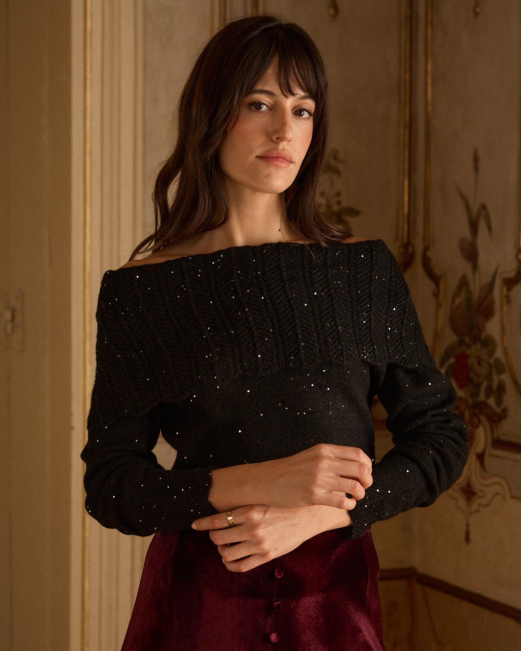 Gloria Shiny Sweater