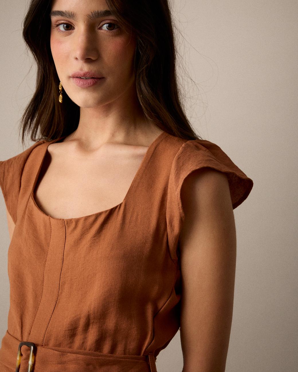 Lola Brown Dress