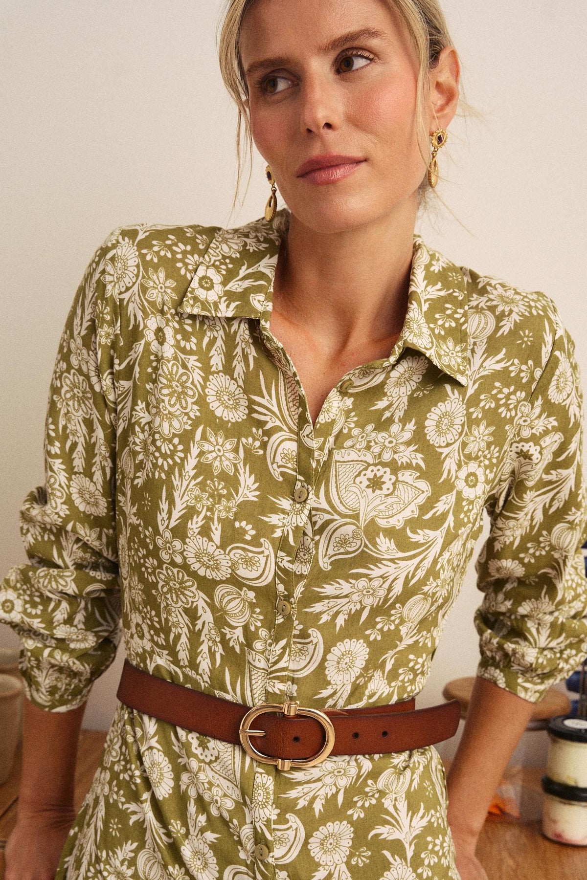 Olive Midi Dress